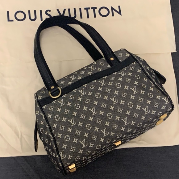 LOUIS VUITTON Josephine Speedy Bag PM Monogram Black Boston Mini Lin Purse - Picture 3 of 16